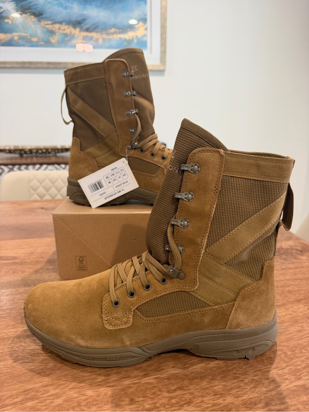 Garmont Men's Tactical Field Boots - Coyote Brown US 12.5